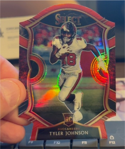 2020 Panini Select Concourse Red Prizm Die-Cut #F9 Tyler Johnson — front