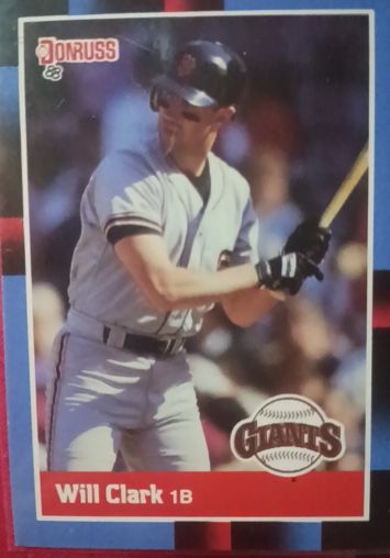 1988 Donruss #204 Will Clark — front