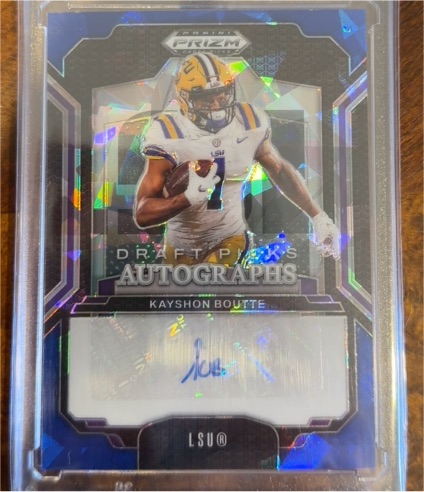 2025 Panini Prizm Draft Picks #DPA-KB Kayshon Boutte — front