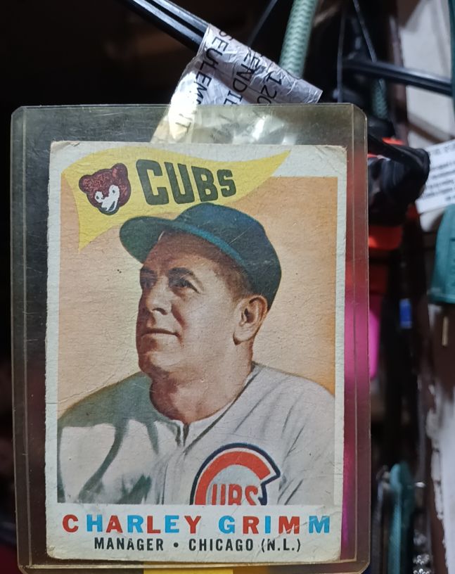 1960 Topps #217 Charley Grimm — front