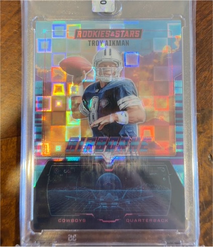 1995 Panini Rookies & Stars #8 Troy Aikman — front