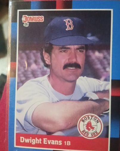 1988 Donruss #216 Dwight Evans — front