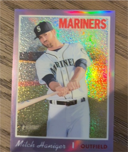 2019 Topps Heritage Chrome #THC-477 Mitch Haniger — front