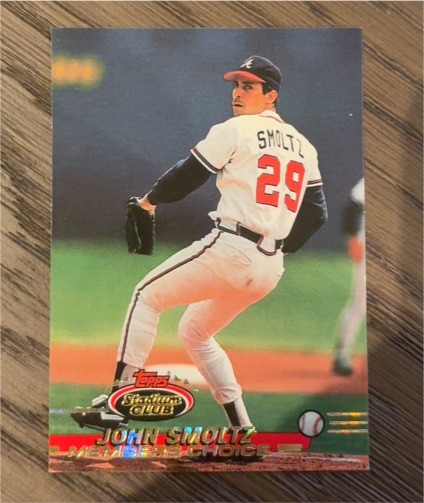 1993 Topps Stadium Club #599 John Smoltz — front