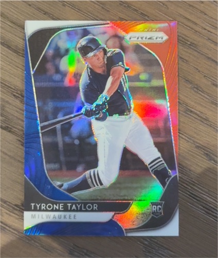 2020 Panini Prizm #Tyrone Taylor Rookie Card — front