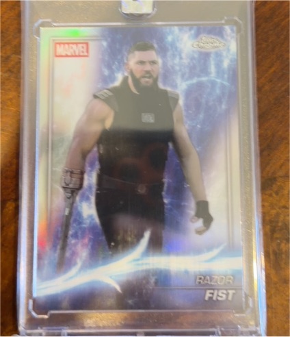 2025 Topps Chrome Marvel Studios #116 Razor Fist — front