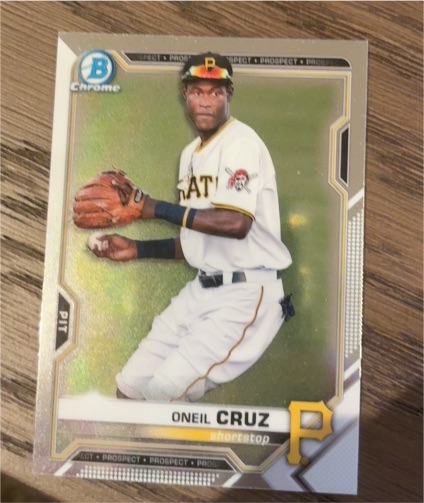 2021 Bowman Chrome Prospects #BCP-24 Oneil Cruz — front
