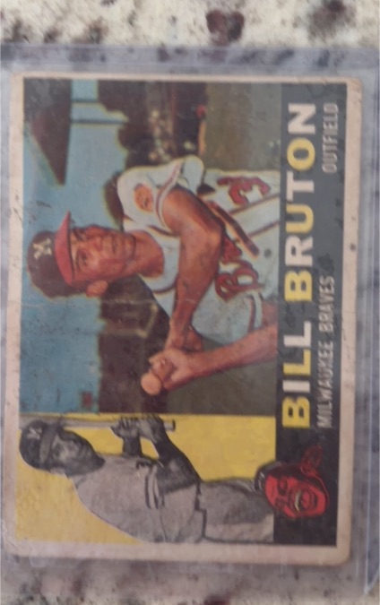 1960 Topps #37 Bill Bruton — front