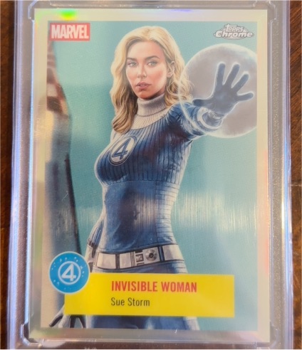 2025 Topps Chrome Marvel Studios #FF-2 Invisible Woman Sue Storm — front