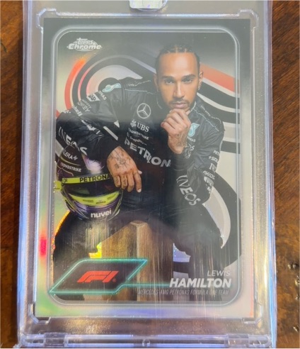 2024 Topps Chrome Formula 1 #6 Lewis Hamilton — front