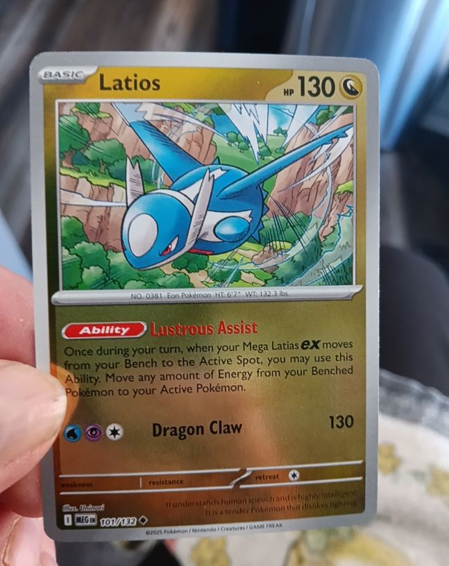2005 Pokémon Mega Evolution #101 Latios — front