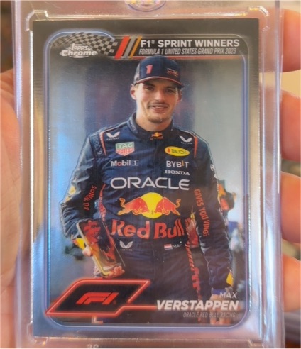 2024 Topps Chrome Formula 1 Sprint Winners #152 Max Verstappen — front