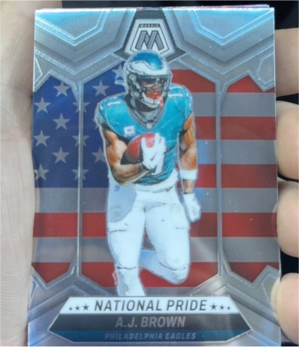 2024 Panini Mosaic #265 A.J. Brown National Pride — front