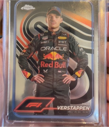 2024 Topps Chrome F1 #1 Max Verstappen — front