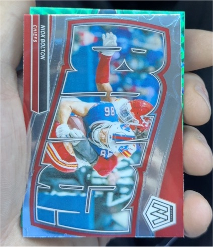 2024 Panini Mosaic #10 Nick Bolton Bang! — front