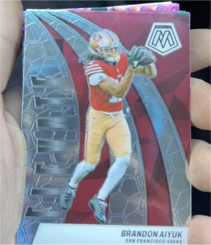 2024 Panini Mosaic #16 Brandon Aiyuk Elevate — front