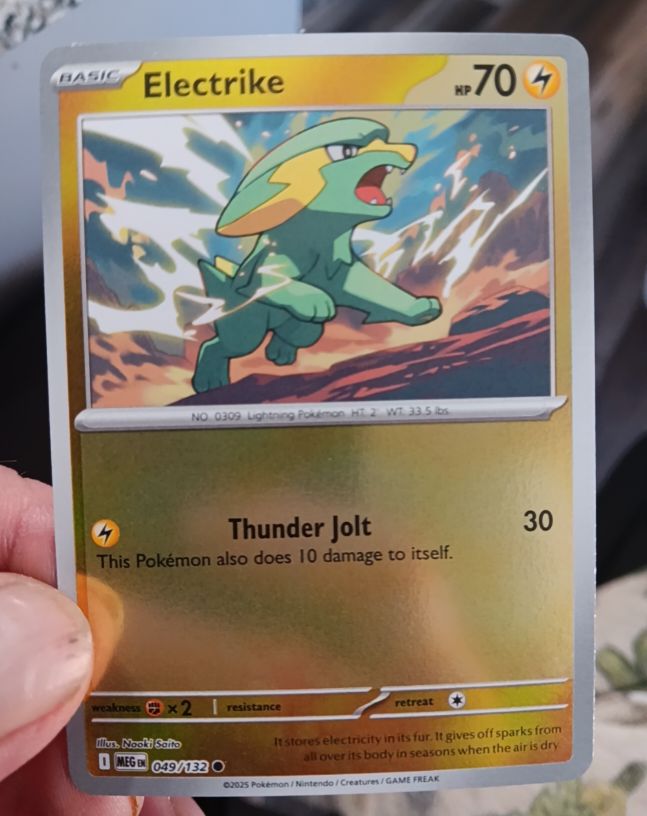 2025 Pokemon ME01: Mega Evolution #049 Electrike — front