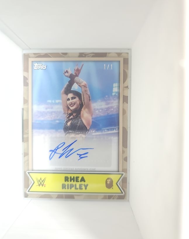 2025 Topps WWE X BAPE #1 Rhea Ripley — front