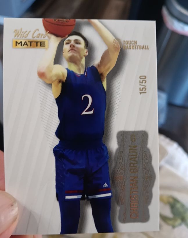 2022 Wild Card Matte #MB-13 Christian Braun — front