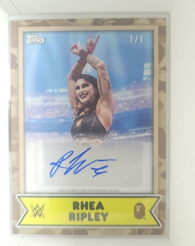 2025 Topps WWE x BAPE #1 Rhea Ripley — front