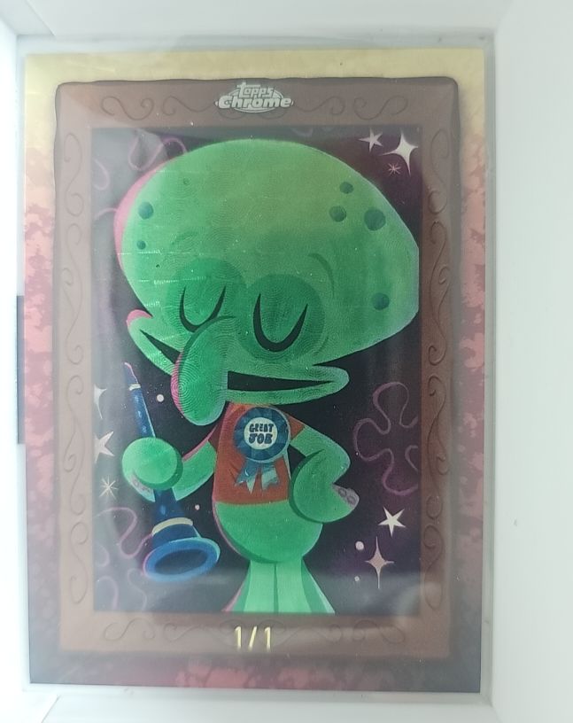 2024 Topps Chrome Squidward Gallery #1/1 Ian Truong — front