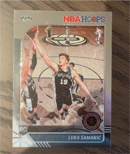 2019-20 Panini NBA Hoops Premium Stock #216 Luka Samanic — front