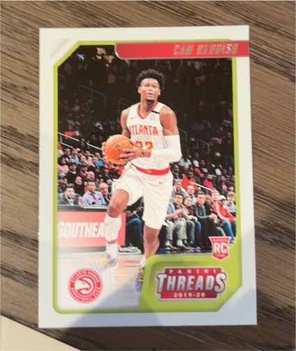 2019-20 Panini Chronicles Threads #80 Cam Reddish — front