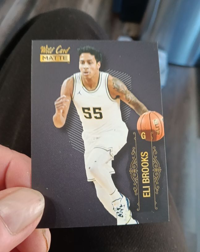 2022 Wild Card Matte #MB-22 Eli Brooks — front