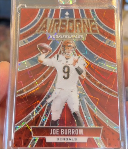 2024 Panini Rookies & Stars Airborne #A-JBW Joe Burrow — front