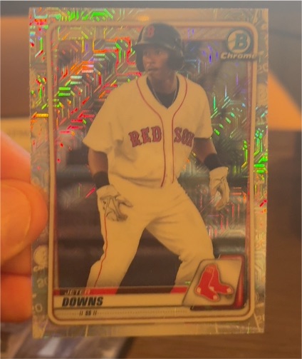 2020 Bowman Chrome Prospects #BCP-227 Jeter Downs — front