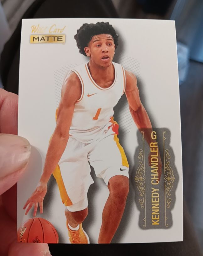 2022 Wild Card Matte #MB-11 Kennedy Chandler — front