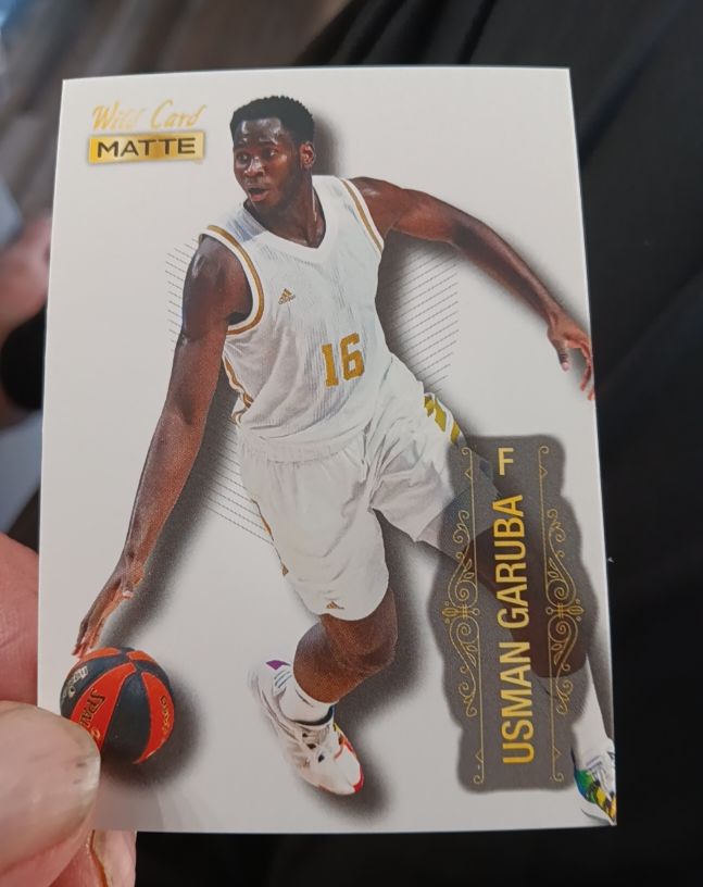 2022 Wild Card Matte #MB-74 Usman Garuba — front