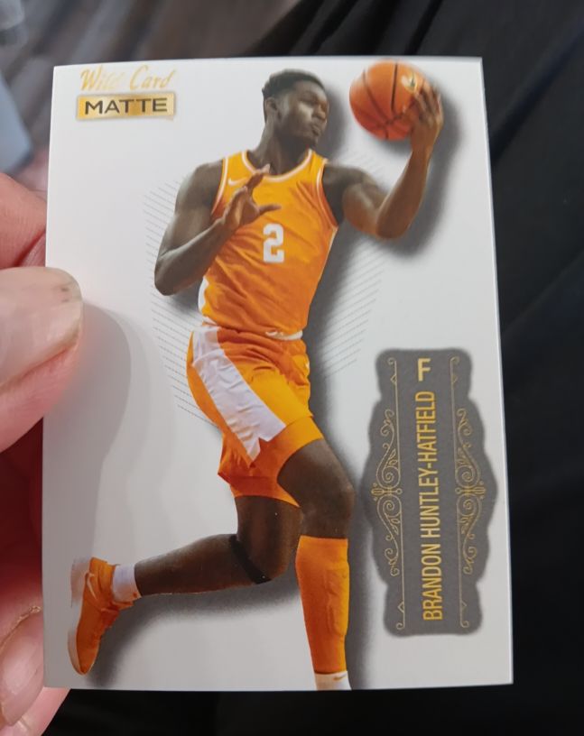 2022 Wild Card Matte #MB-10 Brandon Huntley-Hatfield — front