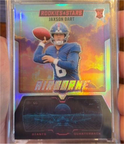 2025 Panini Rookies & Stars #30 Jaxson Dart Silver Airborne Rookie — front
