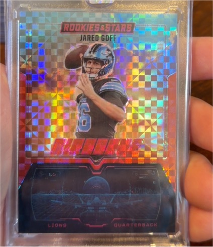 2025 Panini Rookies & Stars #14 Jared Goff Airborne — front
