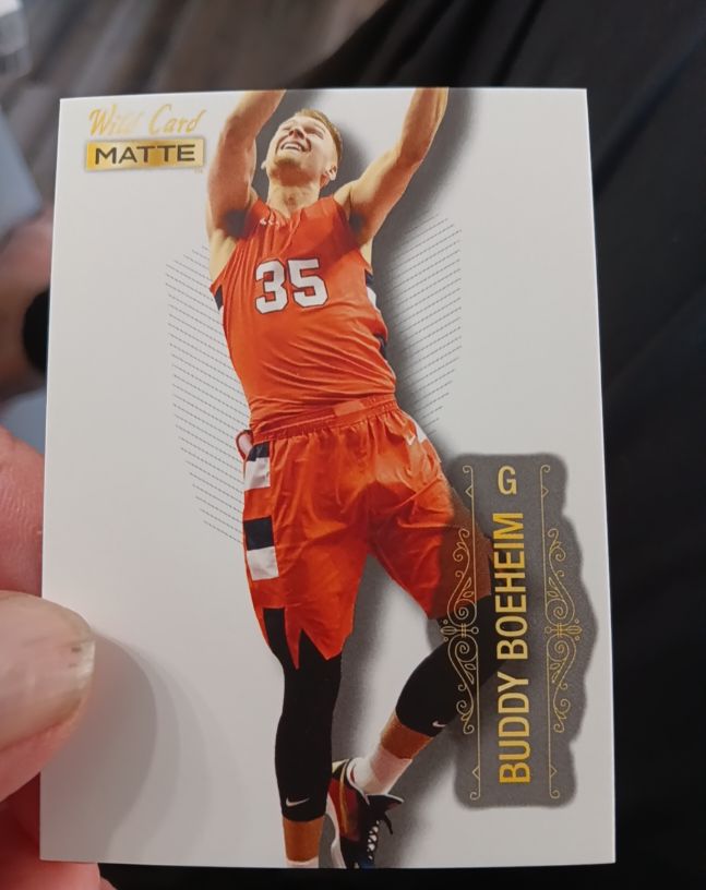 2022-23 Wild Card Matte #MB-11 Buddy Boeheim — front