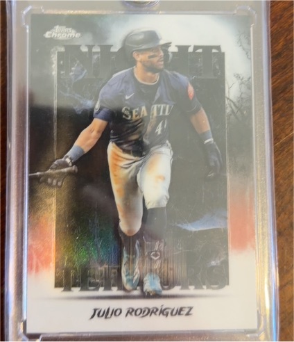 2025 Topps Chrome Update #NT-15 Julio Rodriguez Night Terrors — front