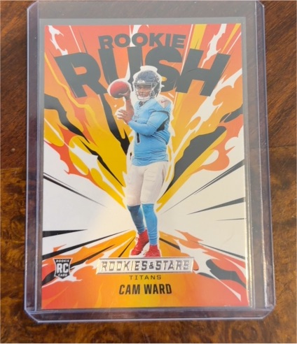 2025 Panini Rookies & Stars Rookie Rush #3 Cam Ward — front