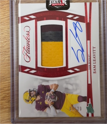 2025 Panini Flawless #RPAH-SLT Sam Leavitt — front