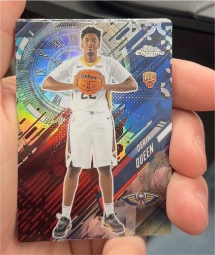 2025-26 Topps Chrome #GT-25 Derik Queen Go Time Insert — front