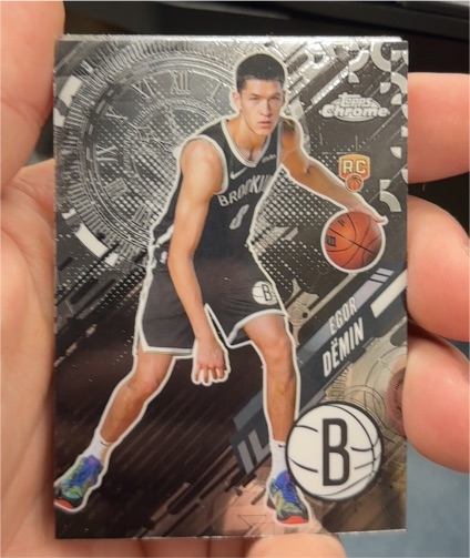 2025-26 Topps Chrome #GT-22 Egor Demin — front