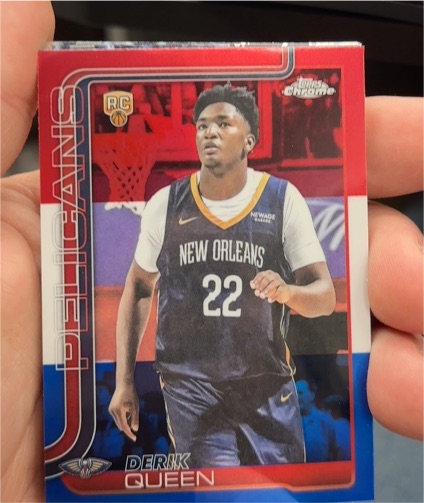 2025-26 Topps Chrome #263 Derik Queen — front