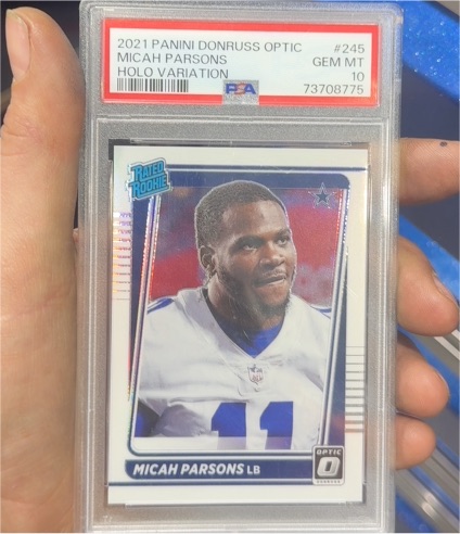 2021 Panini Donruss Optic #245 Micah Parsons — front