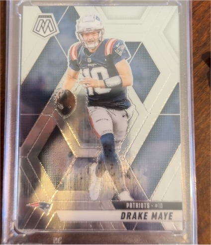 2025 Panini Mosaic #28 Drake Maye — front