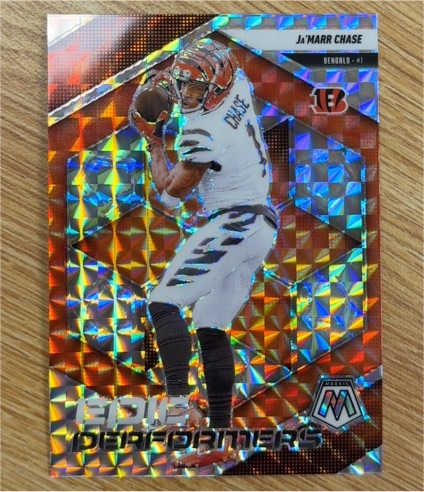 2025 Panini Mosaic Epic Performers #1 Ja'Marr Chase — front