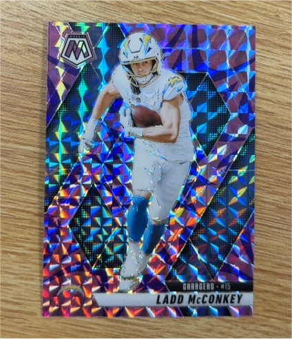 2025 Panini Mosaic #15 Ladd McConkey — front