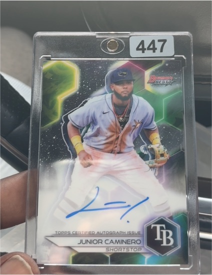 2023 Bowman's Best #B23-JCO Junior Caminero — front