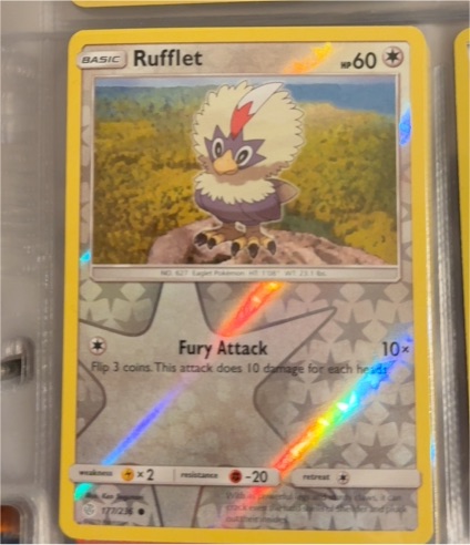 2019 Pokémon Sun & Moon Cosmic Eclipse #177 Rufflet — front