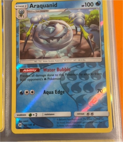 2017 Pokémon TCG Sun & Moon #46 Araquanid — front