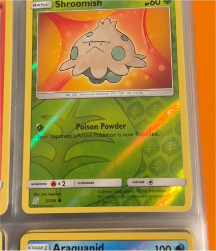 2019 Pokemon Unified Minds #5 Shroomish — front